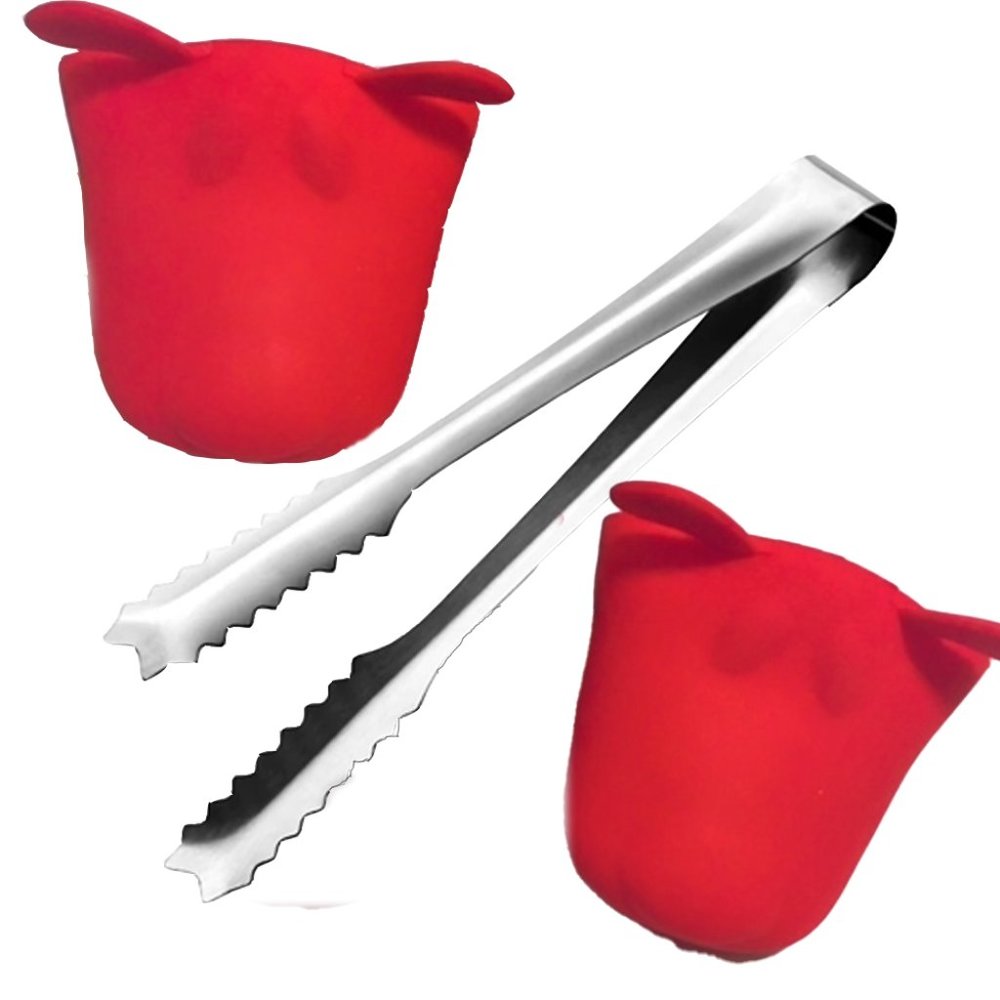 Mini Oven Mitts Pinch Set (red ) (green)